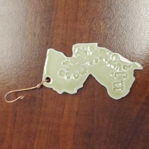 NJ ceramic ornament